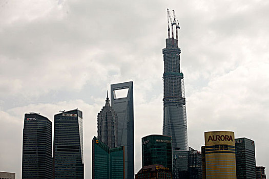 上海--浦东,建筑