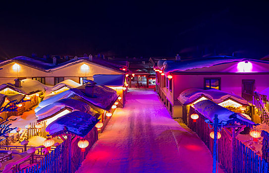 黑龙江雪乡风景区