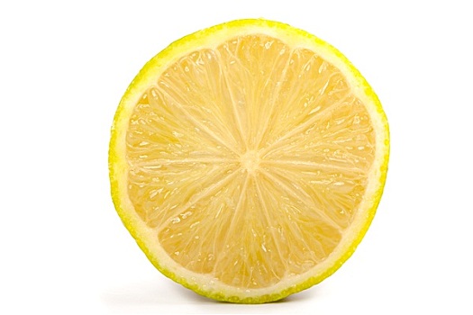 柠檬剖面图图片