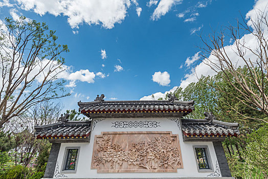 2019中国北京世园会山东园的园林建筑