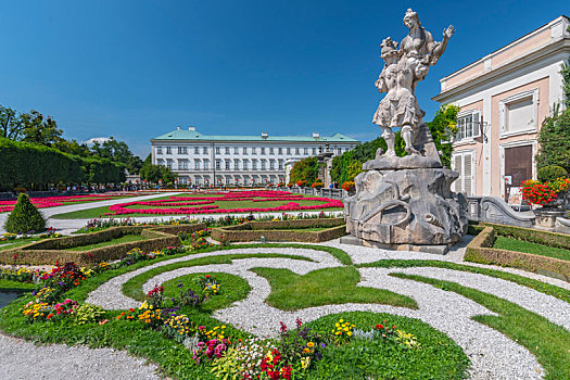 雕塑,巴黎,米拉贝尔,宫殿,米拉贝尔花园,花园,萨尔茨堡,奥地利