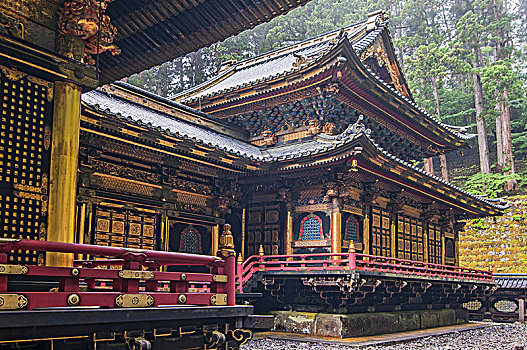 神祠,庙宇,世界遗产,枥木,日本