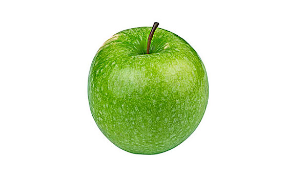 绿色,澳洲青苹果,苹果,白色背景,背景