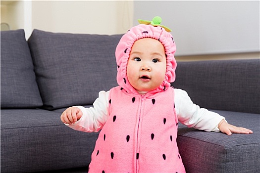 婴儿,草莓,服饰