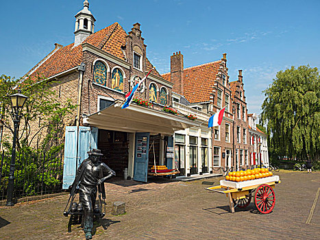 乳酪店,小,城市,西北地区,荷兰