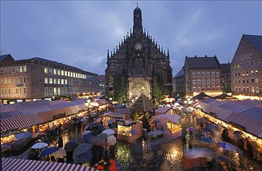 圣诞市场,纽伦堡,弗兰克尼亚
