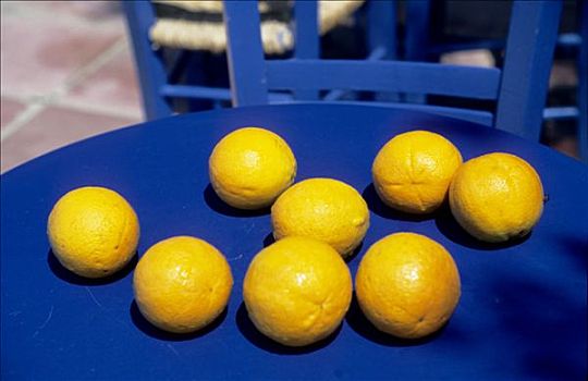橘子,桌子