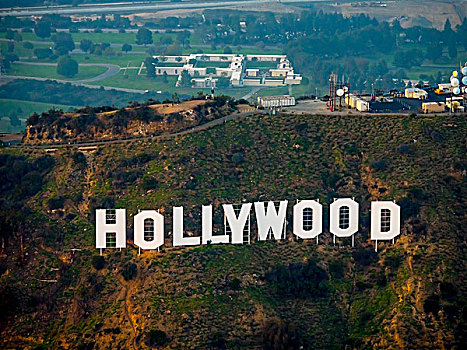 好莱坞,标识,山,洛杉矶,加利福尼亚,美国,北美