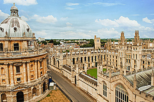 大学,建筑,城市,摄影,牛津大学,牛津,英格兰