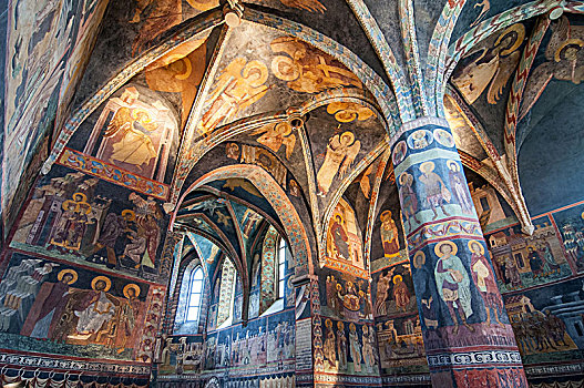 中世纪,壁画,小教堂,圣三一教堂,卢布林,城堡,波兰