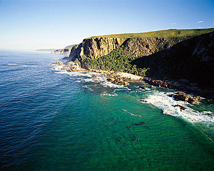 海岸线,沿岸,国家公园,东开普省,南非