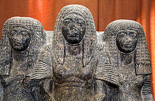 雕塑,底比斯,妻子,母亲,公元前14世纪,艺术家,未知