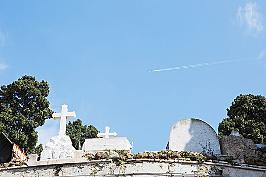 墓地,曼顿,法国