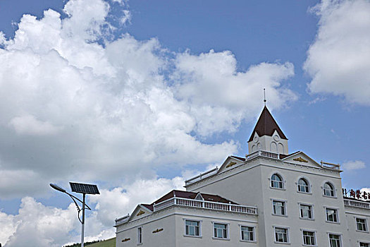 内蒙古呼伦贝尔阿尔山市区建筑