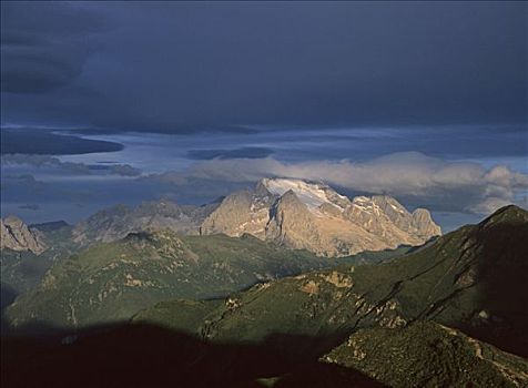 马尔莫拉达峰,意大利,南蒂罗尔