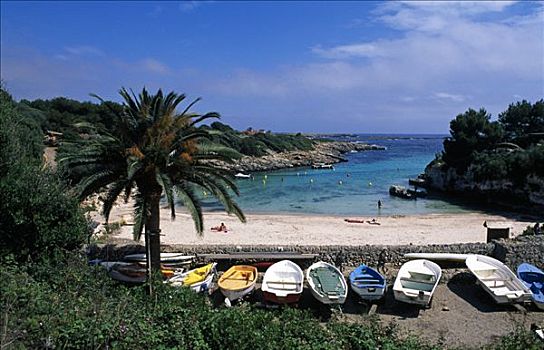 渔船,米诺卡岛,巴利阿里群岛,西班牙