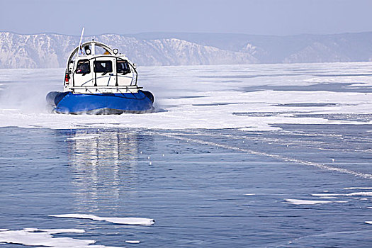 冰冻,贝加尔湖,区域,西伯利亚,俄罗斯,欧洲