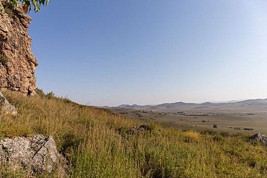 乌兰布统大草原金秋风景