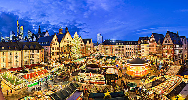 圣诞市场,法兰克福,德国