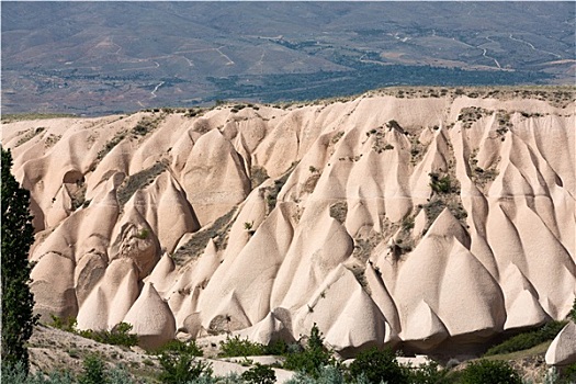 火山岩,风景,卡帕多西亚,乌希萨尔,土耳其