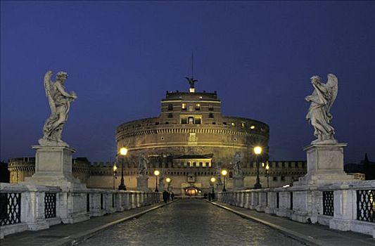 黄昏,罗马,意大利