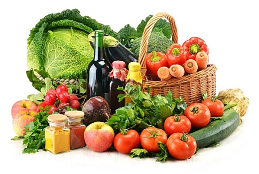 构图,品种,新鲜,蔬菜