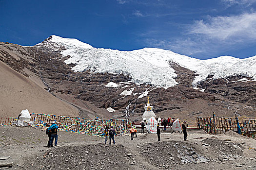 西藏,乃钦康桑雪山