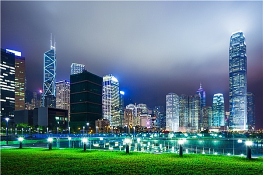 香港,城市,夜晚