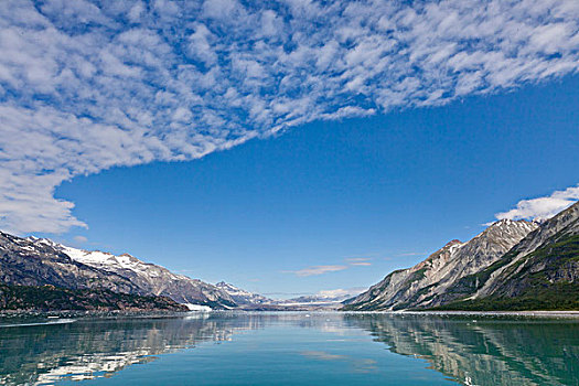 美国,阿拉斯加,冰河湾国家公园,场景,靠近,冰河