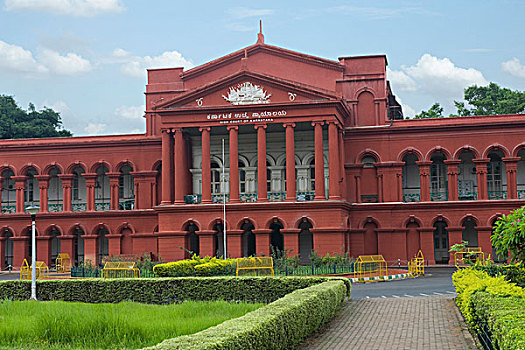 建筑,法院,班加罗尔,印度