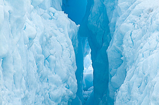 挪威,斯瓦尔巴群岛,斯匹次卑尔根岛,特写,巨大,蓝色,冰