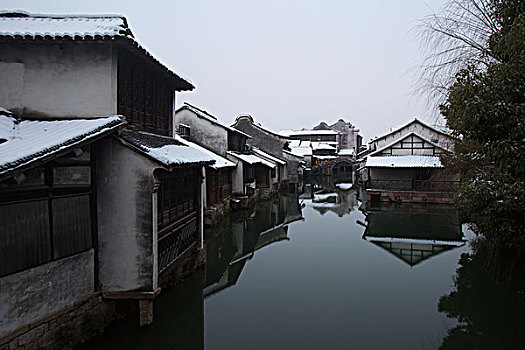 乌镇雪景