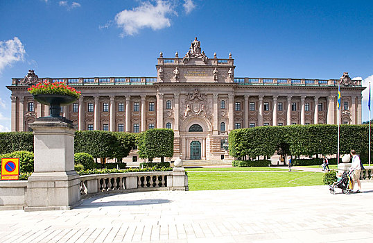 议会,房子,格姆拉斯坦,斯德哥尔摩,斯德哥尔摩县,瑞典,欧洲