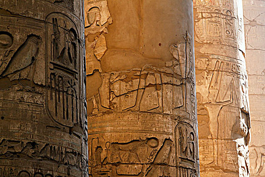 象形文字,庙宇,卡尔纳克神庙,埃及