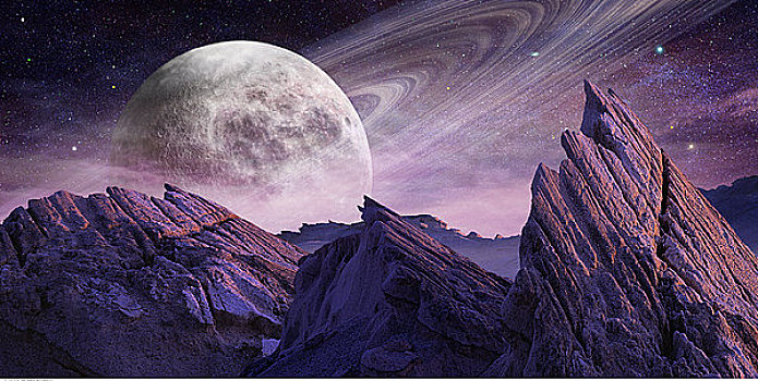 星球,太空,奇幻景觀