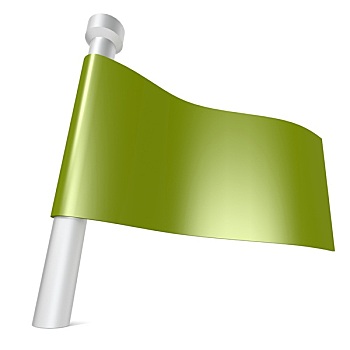 绿色,旗帜