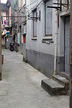 上海老旧小区,上海弄堂,上海素材