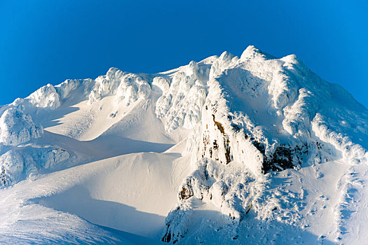 日落,胡德山,喀斯喀特山脉,滑雪胜地,区域