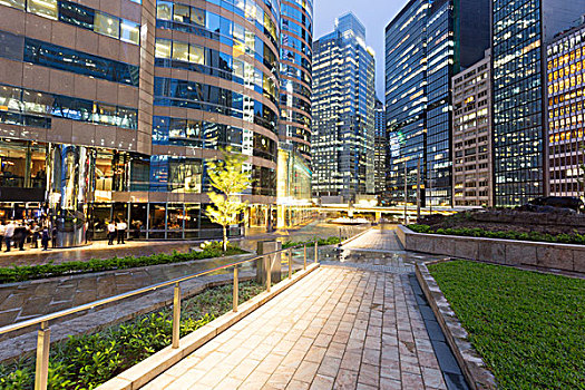 道路,现代建筑,香港
