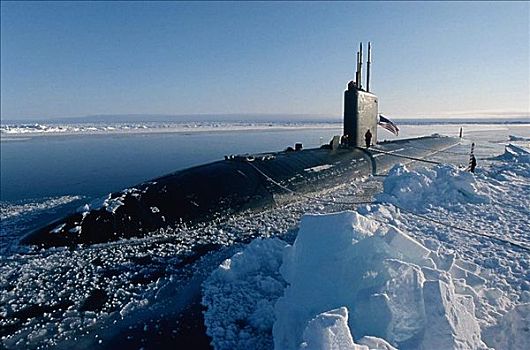 攻击核潜艇,美国海军,北极