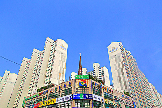 韩国,釜山,建筑,教堂