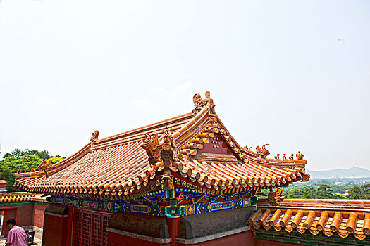 北京颐和园房顶