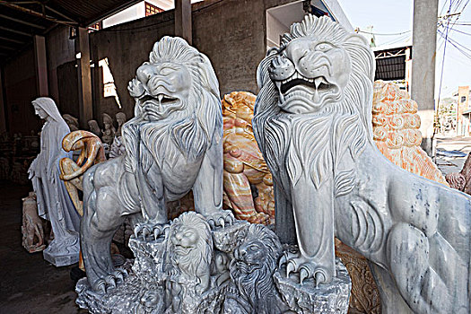越南,会安,大理石,山,雕塑,出售