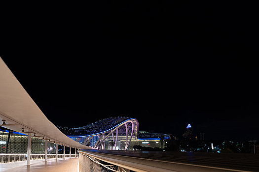 户外拍摄建三亚国际免税城夜景