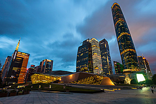 广州城市夜景