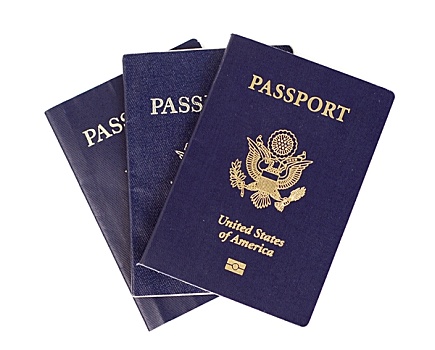 三个,美国,护照