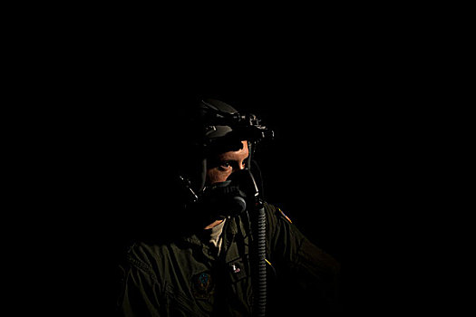 头像,空军,飞行员,氧气面罩