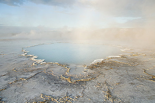 冰岛,温泉,自然保护区,路线