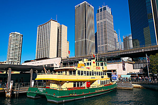 悉尼,渡轮,环形码头