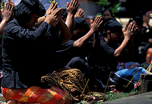亚洲,印度尼西亚,巴厘岛,传统,印度教,火葬,典礼